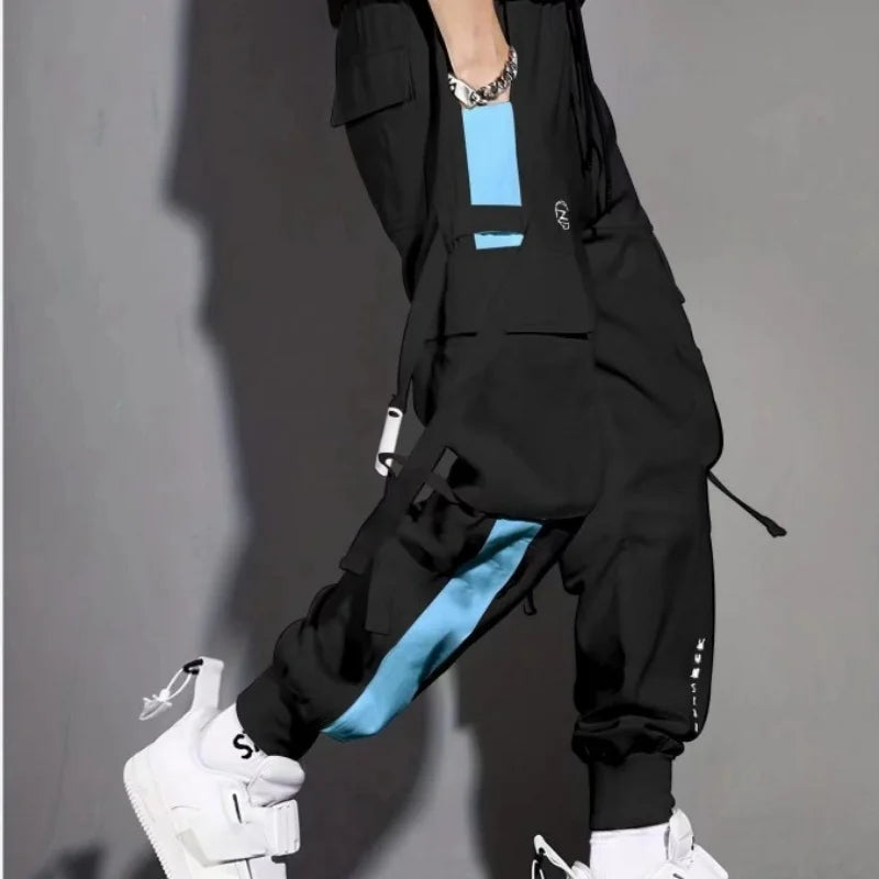 Men's new pants, men's Korean style trendy loose fitting student ins nine point chic casual workwear pants, trendy brand ankle b